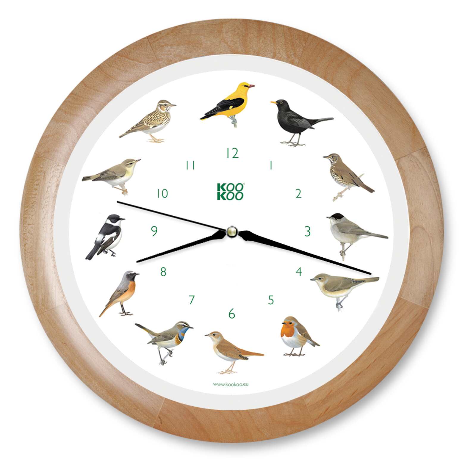 KOOKOO（クークー) Singvögel（ソングバード) 歌う壁掛け時計 – Koo